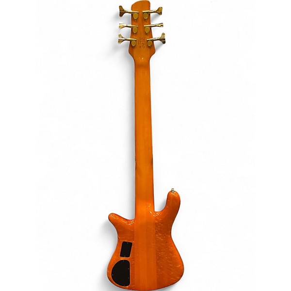 Used Ssd Spector NS6 Trans Orange Electric Bass Guitar