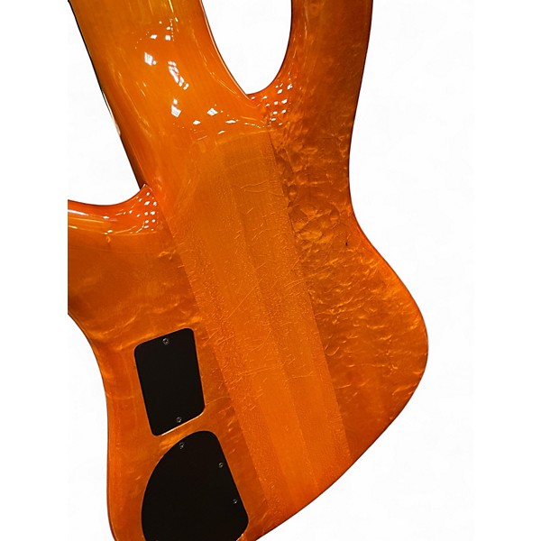 Used Ssd Spector NS6 Trans Orange Electric Bass Guitar