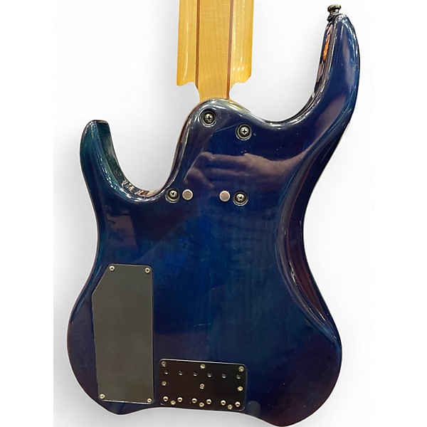 Used Pbc 356 GTB Trans Blue Electric Bass Guitar