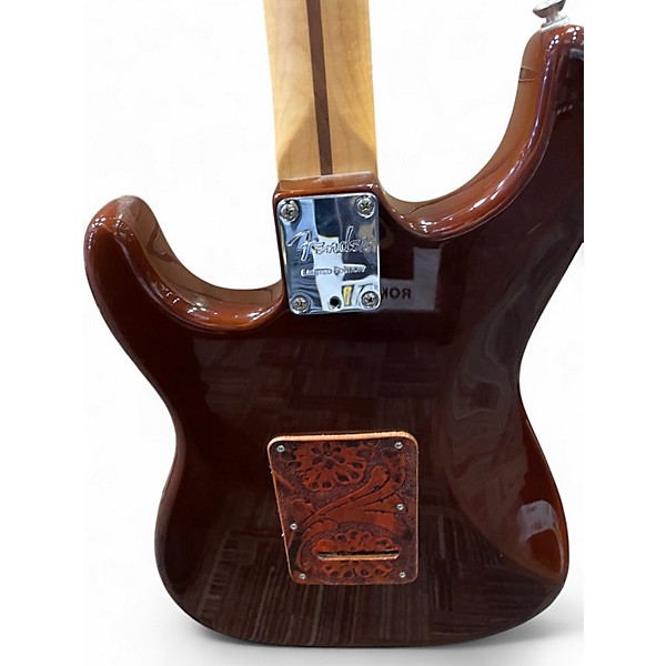 Used 2017 Fender LIMITED EDITION SHEDUA STRAT NATURAL Solid Body Electric Guitar