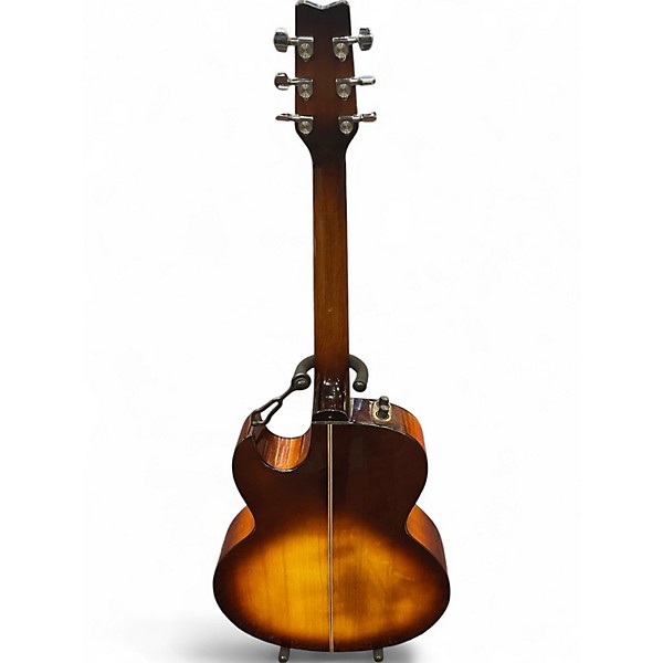 Used 1980s Washburn WOODSTOCK 2 Color Sunburst Acoustic Electric Guitar