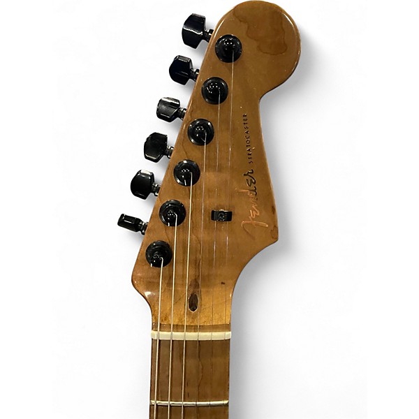 Used Fender American Professional II Anniversary HSS HT Stratocaster Gold Burst Solid Body Electric Guitar