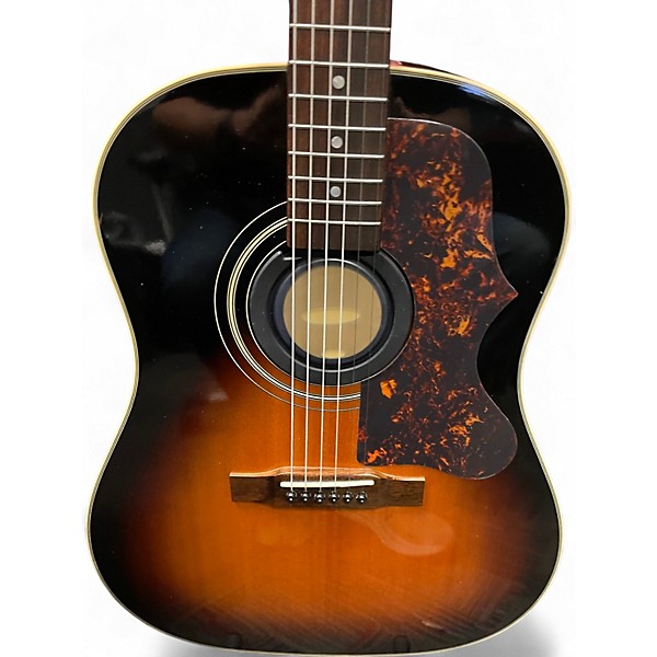 Used Epiphone MASTERBUILT CUSTOM Brown Sunburst Acoustic Guitar