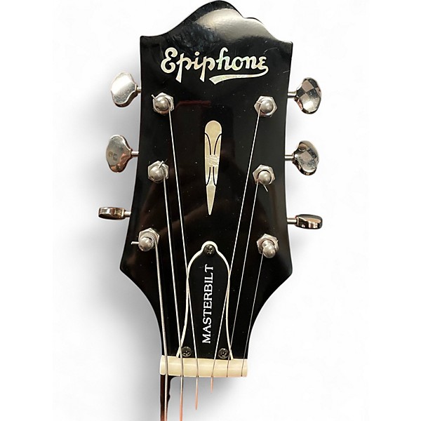 Used Epiphone MASTERBUILT CUSTOM Brown Sunburst Acoustic Guitar