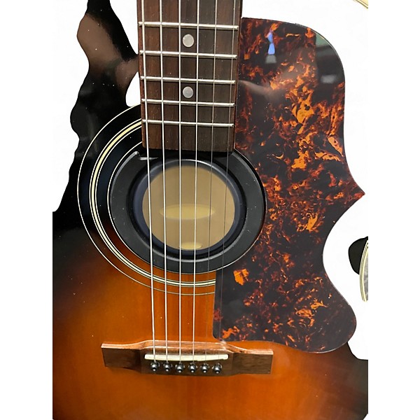 Used Epiphone MASTERBUILT CUSTOM Brown Sunburst Acoustic Guitar