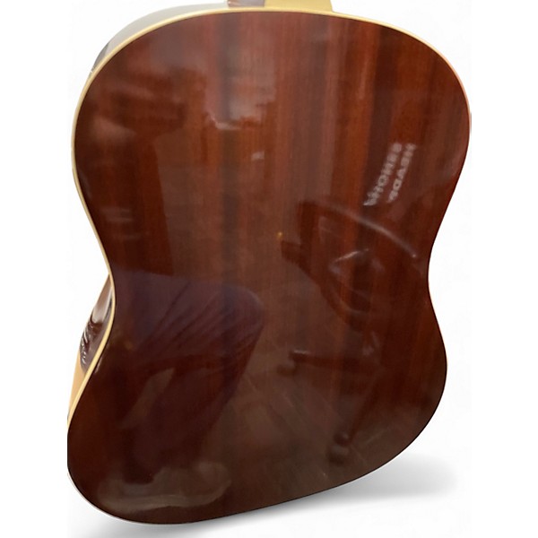 Used Epiphone MASTERBUILT CUSTOM Brown Sunburst Acoustic Guitar