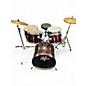 Used Rogue 5 Piece junior kicker Wine Red Drum Kit