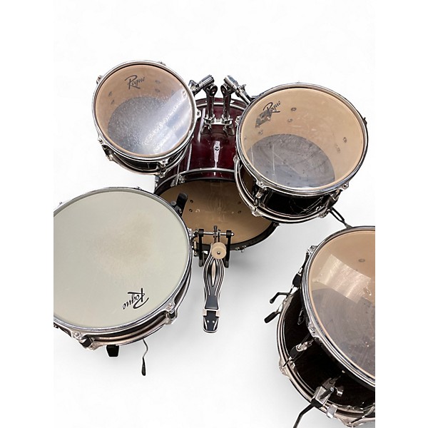 Used Rogue 5 Piece junior kicker Wine Red Drum Kit