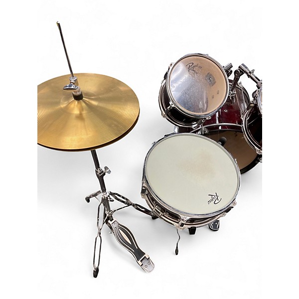 Used Rogue 5 Piece junior kicker Wine Red Drum Kit