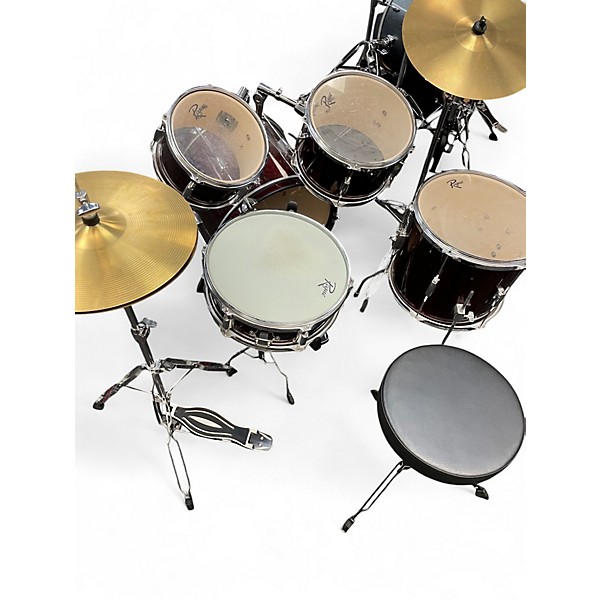 Used Rogue 5 Piece junior kicker Wine Red Drum Kit