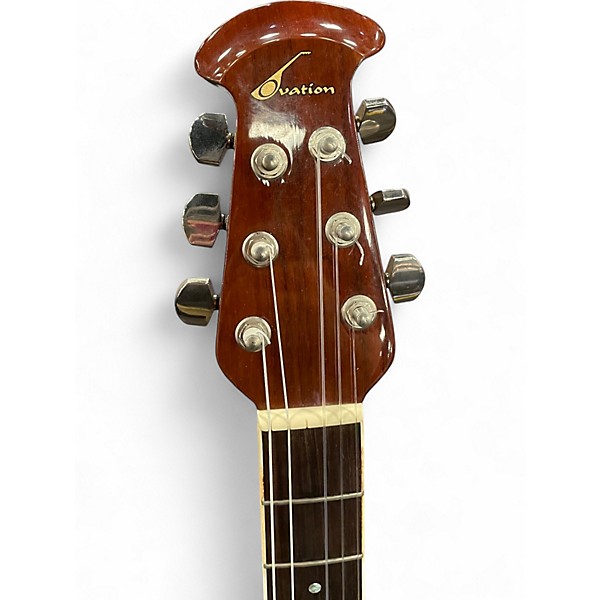 Used Ovation 1317 USA 2 Tone Sunburst Acoustic Guitar