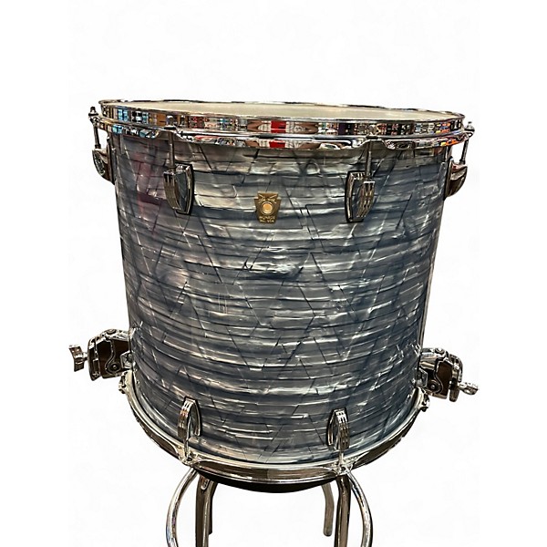 Used Ludwig 6 Piece CLASSIC MAPLE 6 PIECE 7-PLY SKY BLUE PEARL Drum Kit