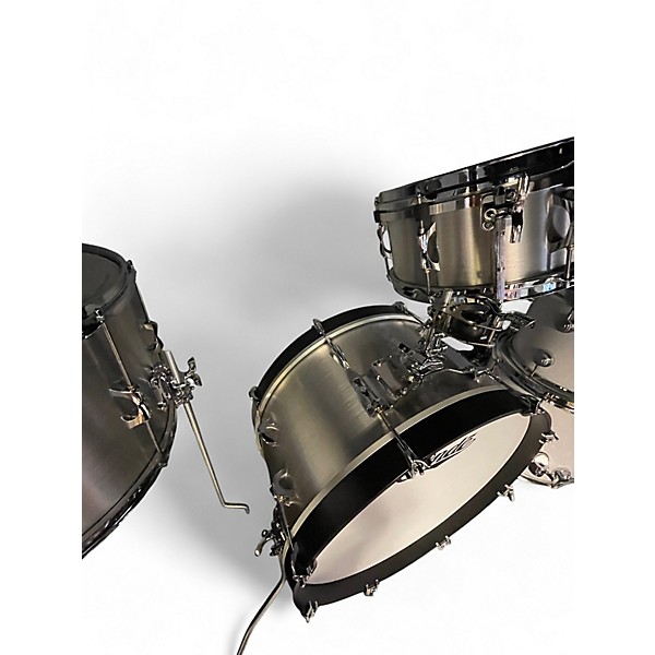 Used Inde 3 Piece WaFarer Kalamazoo Series Aluminum Brushed/Lacquered Aluminum Drum Kit