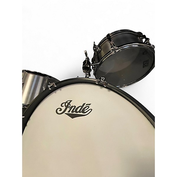 Used Inde 3 Piece WaFarer Kalamazoo Series Aluminum Brushed/Lacquered Aluminum Drum Kit