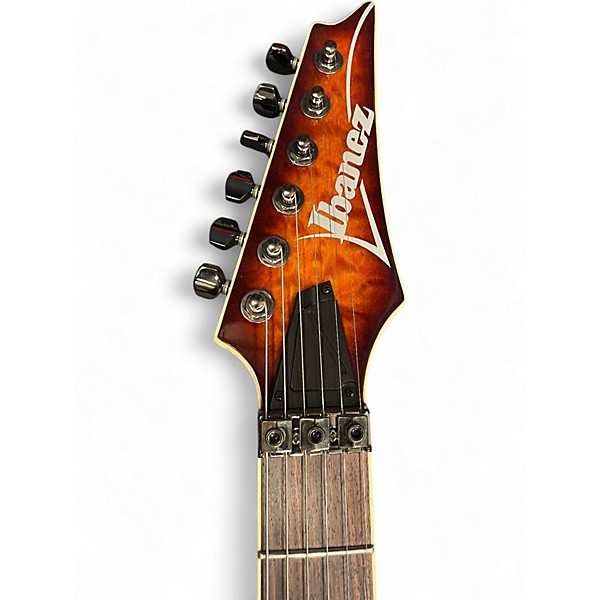 Used Ibanez S670QM DRAGON EYE BURST Solid Body Electric Guitar