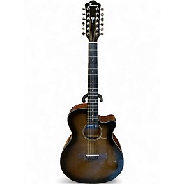 Used 2020s Ibanez AEG5012-DVH DARK VIOLIN SUNBURST 12 String Acoustic Guitar