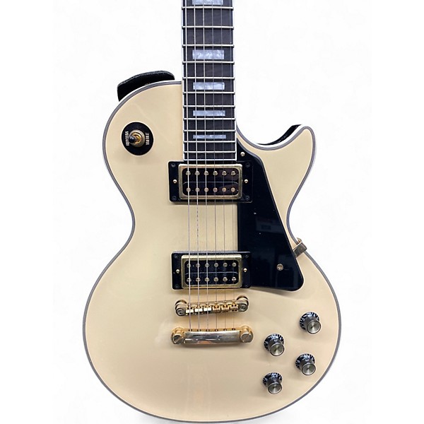 Used Epiphone Les Paul Custom Vintage White Solid Body Electric Guitar
