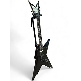 Used Dean RAZORBACK  Black Solid Body Electric Guitar