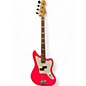 Used 2022 Fender Mark Hoppus Signature Jaguar Bass HOT PINK Electric Bass Guitar thumbnail