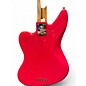 Used 2022 Fender Mark Hoppus Signature Jaguar Bass HOT PINK Electric Bass Guitar