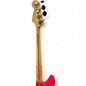 Used 2022 Fender Mark Hoppus Signature Jaguar Bass HOT PINK Electric Bass Guitar