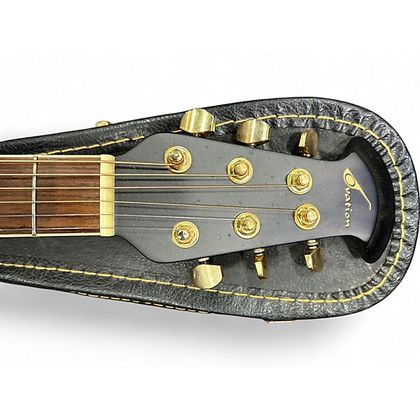 Used Ovation CS257 Celebrity Ebony Acoustic Electric Guitar