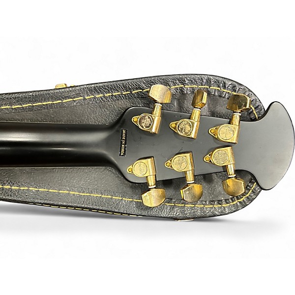 Used Ovation CS257 Celebrity Ebony Acoustic Electric Guitar