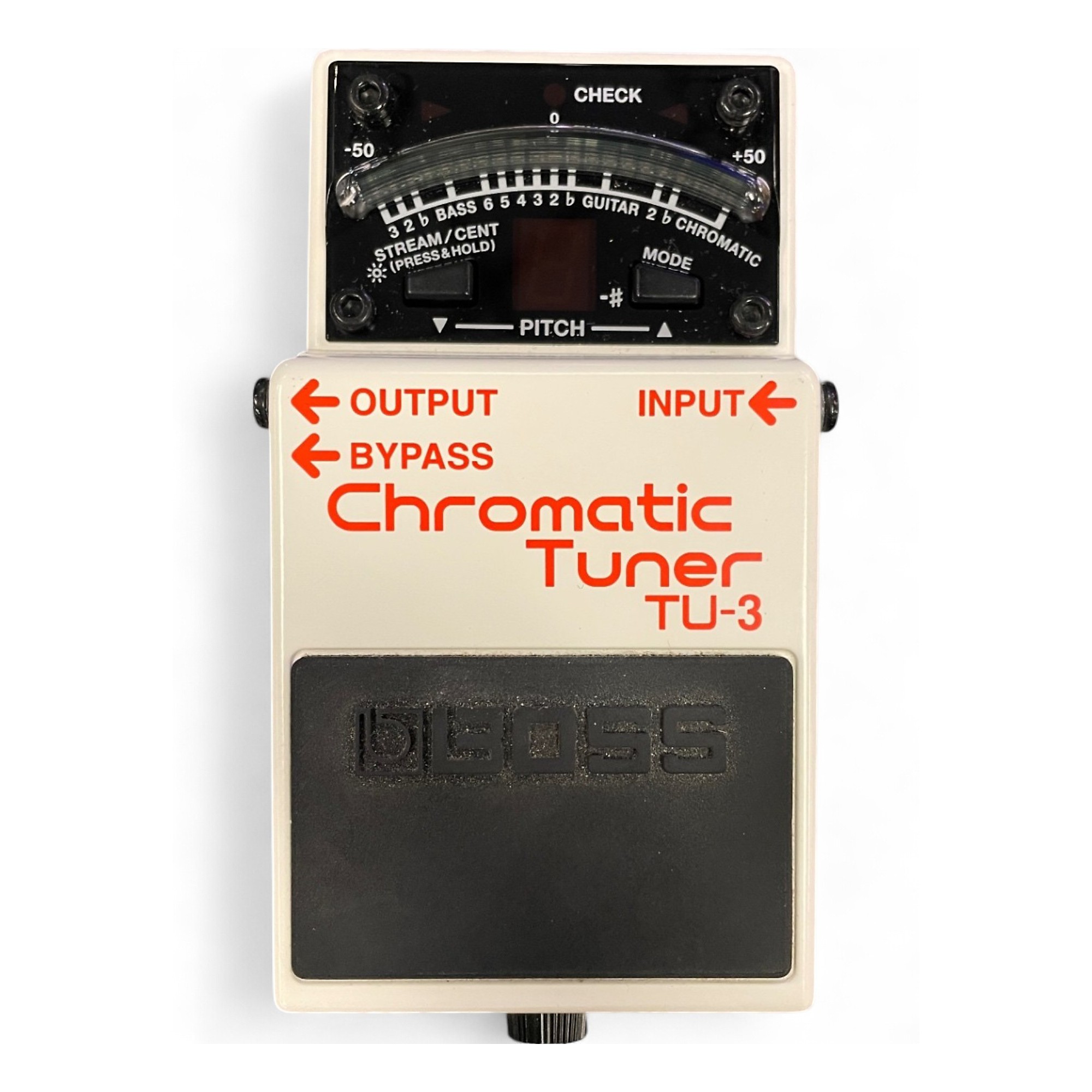 新品 TU3 BOSS Used Chromatic Center Guitar | Pedal Tuner ギター