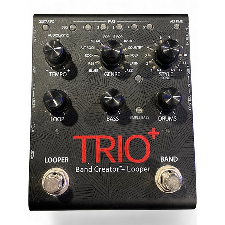 柔らかな質感の DigiTech Used Trio+ Guitar | Pedal Looper Plus Creator Band ギター
