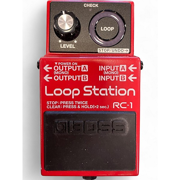 Used BOSS RC1 Loop Station Pedal | Guitar Center