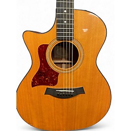 Used Taylor 314CE Left Handed Natural Acoustic Electric Guitar