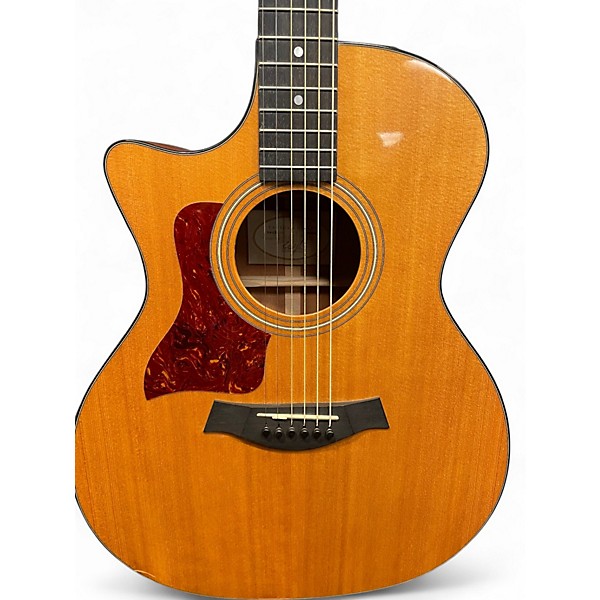 Used Taylor 314CE Left Handed Natural Acoustic Electric Guitar