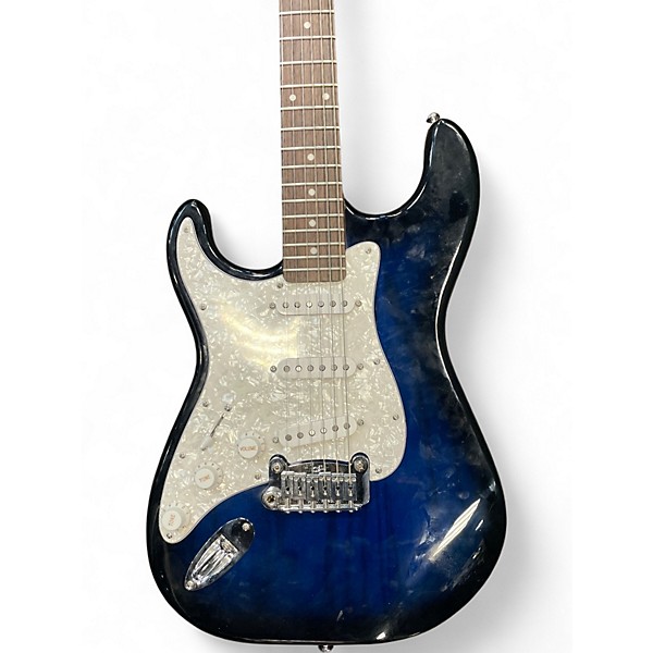 Used G&L Legacy Left Handed Blue Burst Electric Guitar