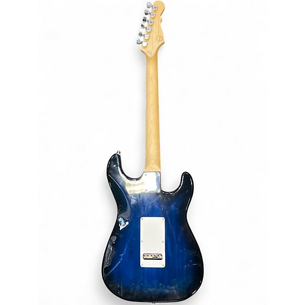 Used G&L Legacy Left Handed Blue Burst Electric Guitar