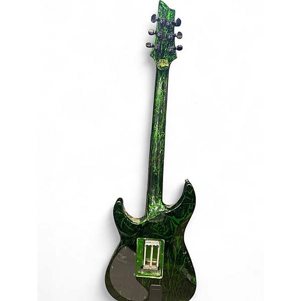 Used Schecter Guitar Research 1470 c1 silver mountain toxic venom Solid Body Electric Guitar