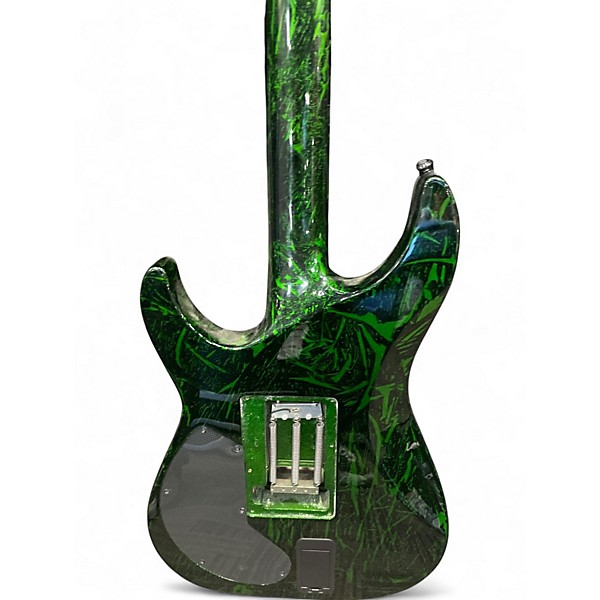 Used Schecter Guitar Research 1470 c1 silver mountain toxic venom Solid Body Electric Guitar