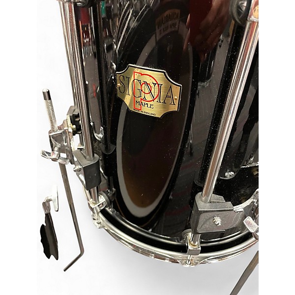 Used Premier 4 Piece signia piano black Drum Kit
