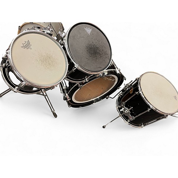 Used Premier 4 Piece signia piano black Drum Kit