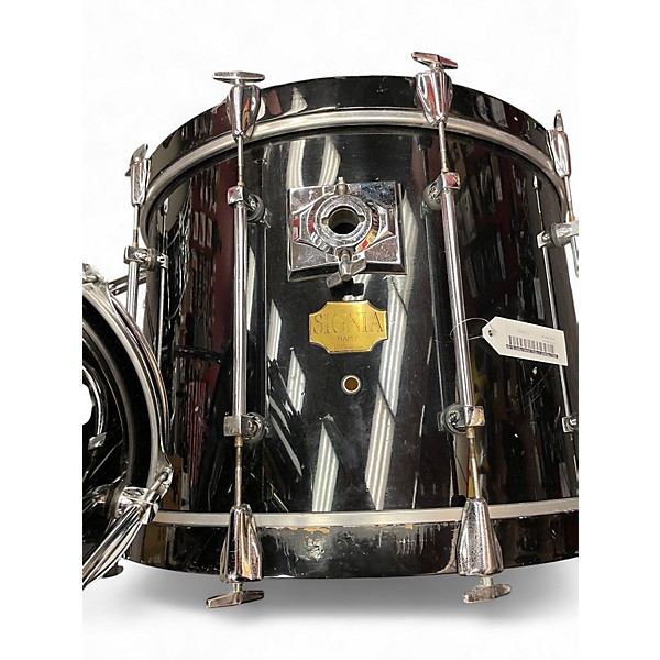Used Premier 4 Piece signia piano black Drum Kit
