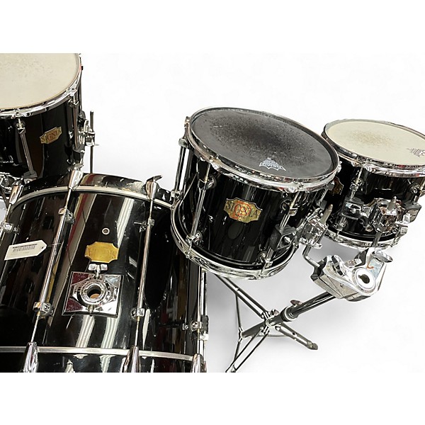 Used Premier 4 Piece signia piano black Drum Kit