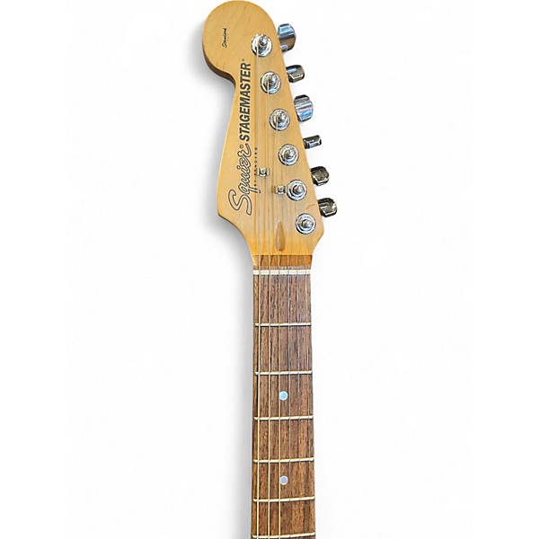 Used Squier Stagemaster HSS Blue Solid Body Electric Guitar