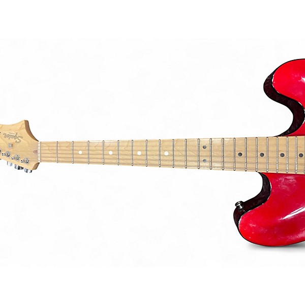 Used Squier Classic Vibe Starcaster Candy Apple Red Hollow Body Electric Guitar