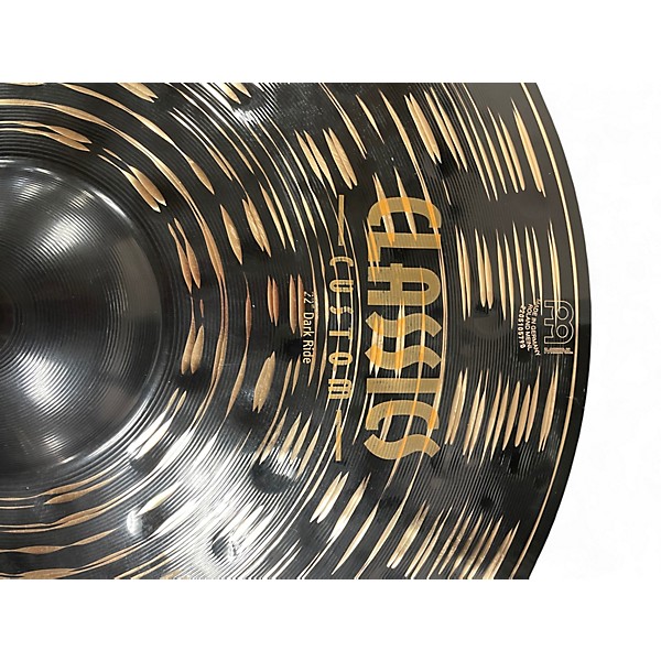 Used MEINL 22in Classics Custom Dark Ride Cymbal
