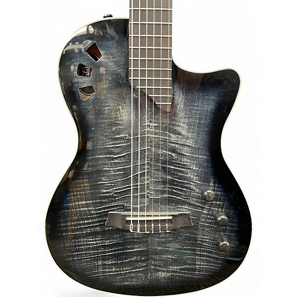 Used Cordoba Stage Nylon Black Burst Acoustic Electric Guitar