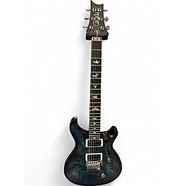 Used 2022 PRS Custom 24 Floyd Rose 10 Top Cobalt Smokeburst Solid Body Electric Guitar