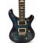 Used 2022 PRS Custom 24 Floyd Rose 10 Top Cobalt Smokeburst Solid Body Electric Guitar