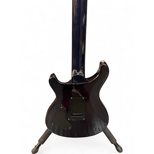 Used 2022 PRS Custom 24 Floyd Rose 10 Top Cobalt Smokeburst Solid Body Electric Guitar