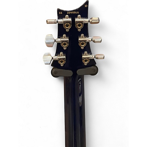 Used 2022 PRS Custom 24 Floyd Rose 10 Top Cobalt Smokeburst Solid Body Electric Guitar