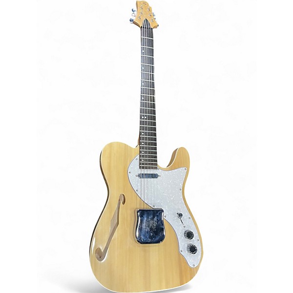Used Greg Bennett Design by Samick fa1 Natural Hollow Body Electric Guitar