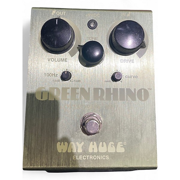 Used Way Huge Electronics WHE202 Green Rhino Overdrive Effect Pedal
